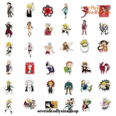 10/50/100Pcs The Seven Deadly Sins Sticker