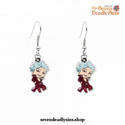 2021 Cute The Seven Deadly Sins Earrings Ban