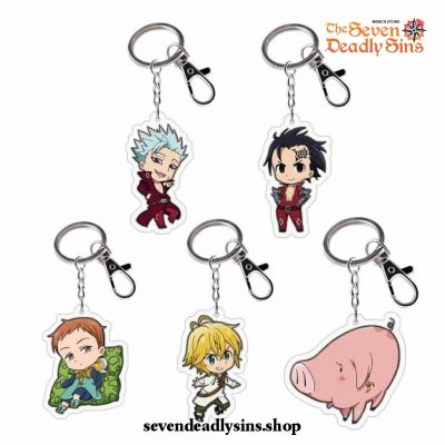 2021 Cute The Seven Deadly Sins Keychain