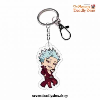 2021 Cute The Seven Deadly Sins Keychain Ban