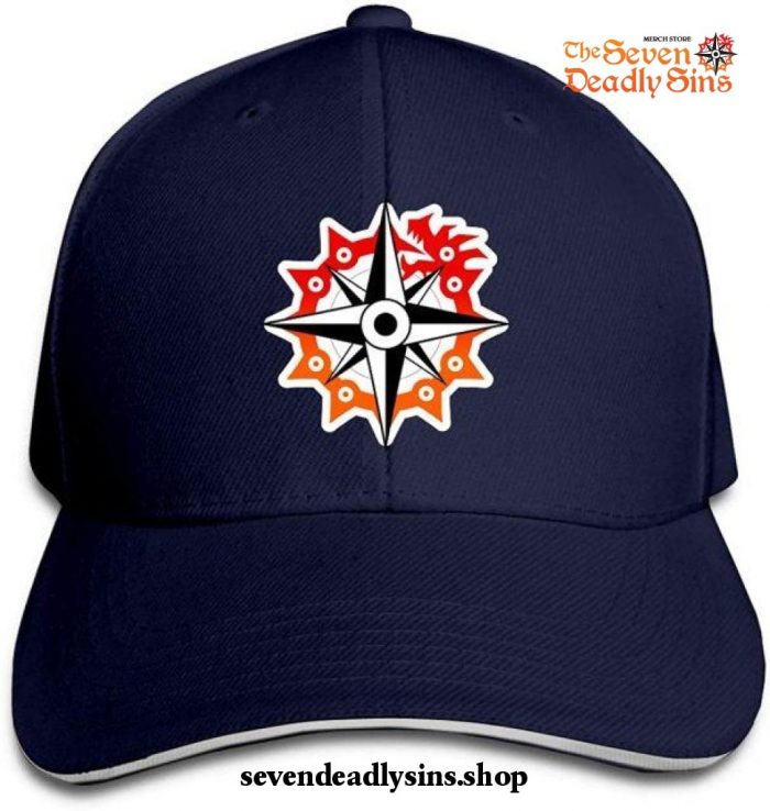 2021 The Seven Deadly Sins Dragon Of Sin Baseball Cap Navy