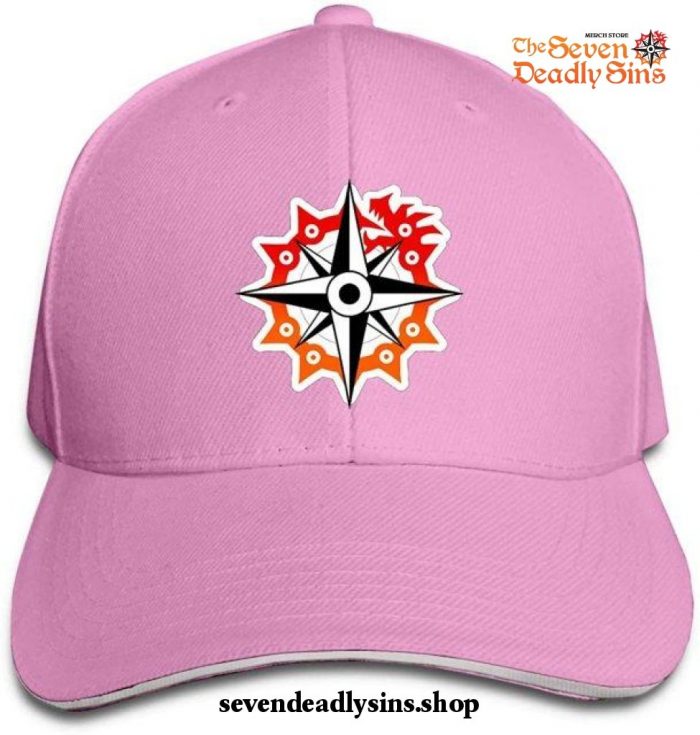 2021 The Seven Deadly Sins Dragon Of Sin Baseball Cap Pink