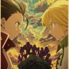 2021 The Seven Deadly Sins Zeldris & Meliodas Kraft Paper Poster