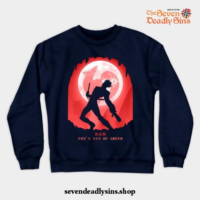 Ban Crewneck Sweatshirt Navy Blue / S