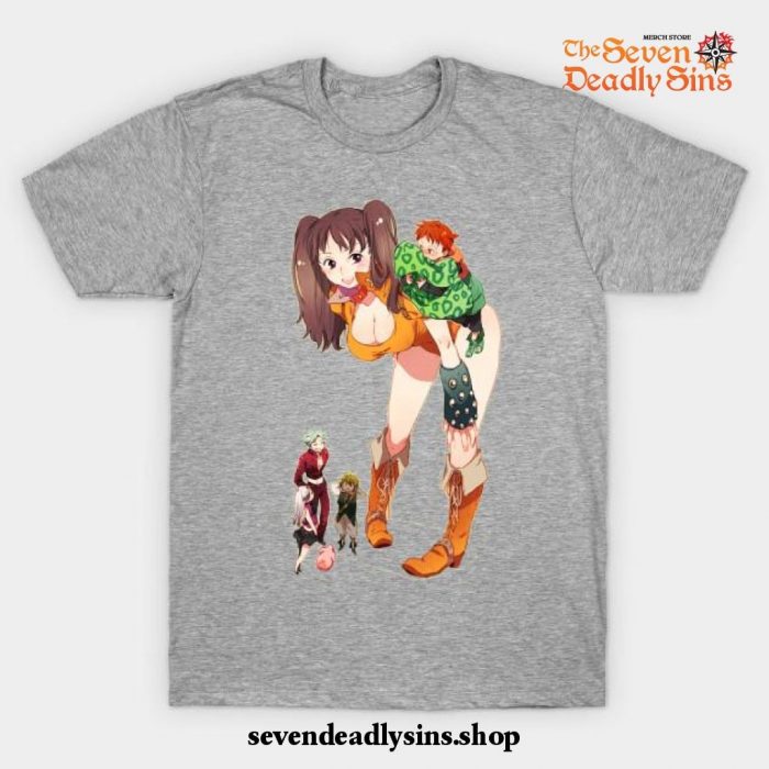 Boar Hat Crew (The Seven Deadly Sins) T-Shirt Gray / S