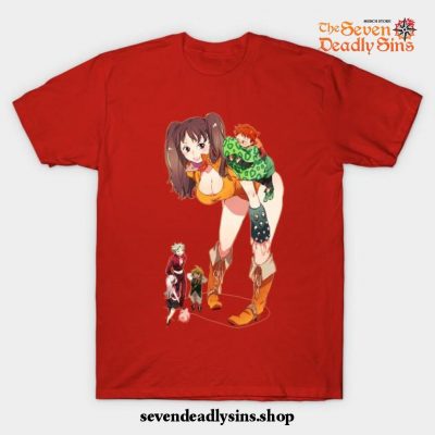 Boar Hat Crew (The Seven Deadly Sins) T-Shirt Red / S