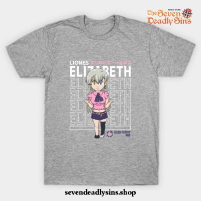 Cute Chibi Elizabeth Liones T-Shirt Gray / S