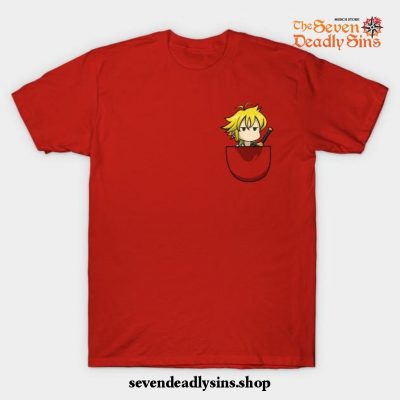 Cute Chibli Meliodas T-Shirt Red / S