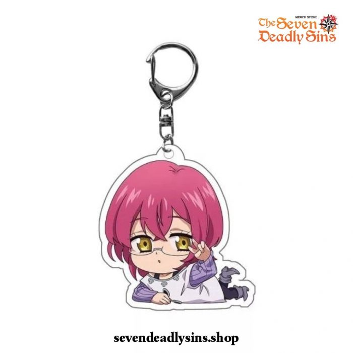 Cute The Seven Deadly Sins Acrylic Keychain Gowther