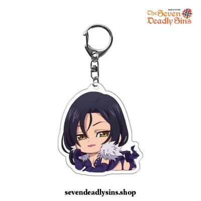 Cute The Seven Deadly Sins Acrylic Keychain Veronica Liones