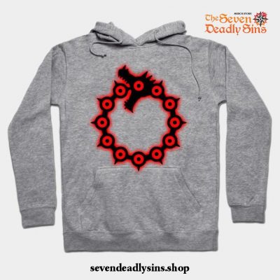 Deadly Sin Wrath Hoodie Gray / S