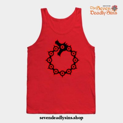 Deadly Sin Wrath Tank Top Red / S