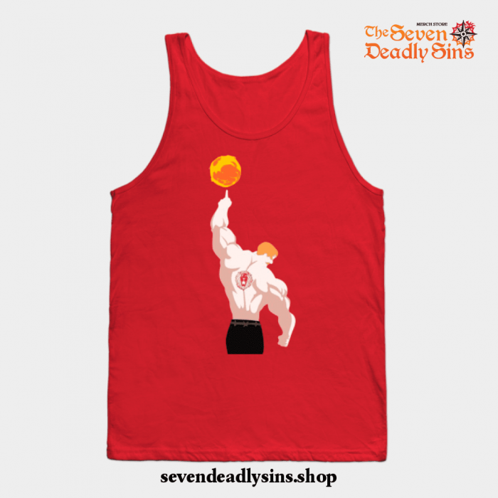 Escanor Fashion Tank Top Red / S