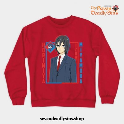Horimiya - Izumi Miyamura Crewneck Sweatshirt Red / S