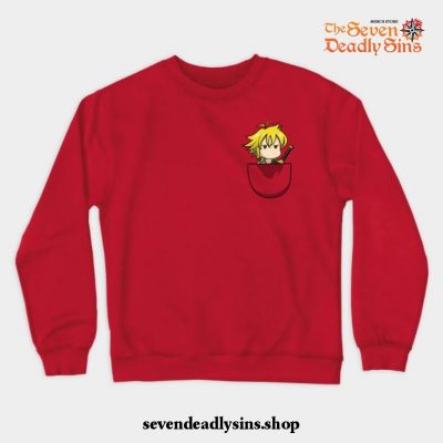Meliodas Fashion Crewneck Sweatshirt Red / S