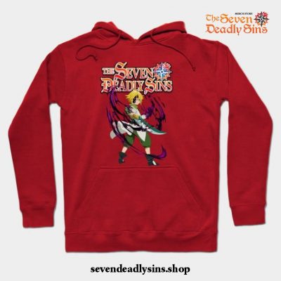 Meliodas Hoodie The Seven Deadly Sins Red / S