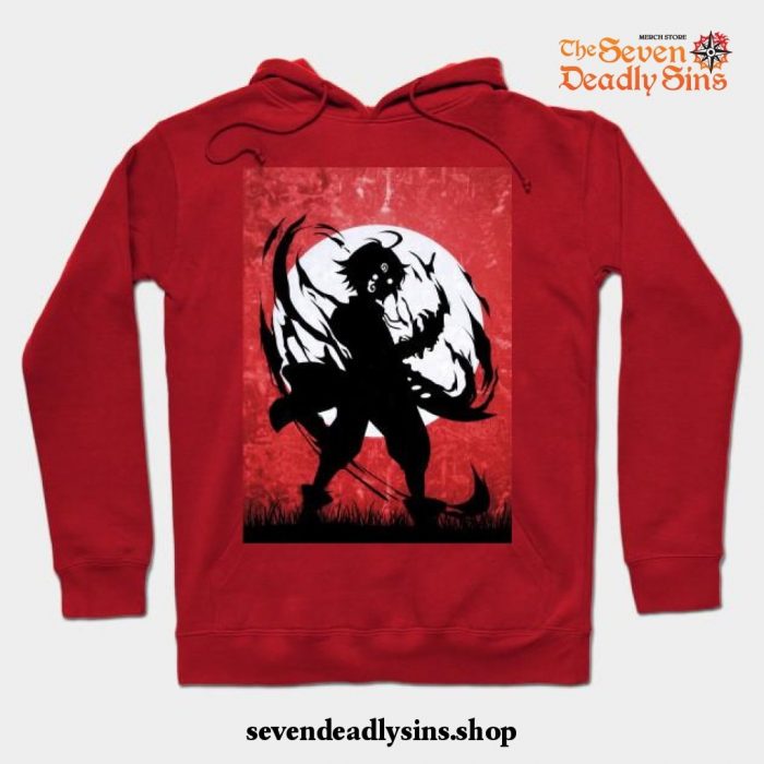 Meliodas Rage Hoodie Red / S