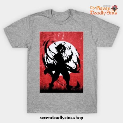 Meliodas Rage T-Shirt Gray / S