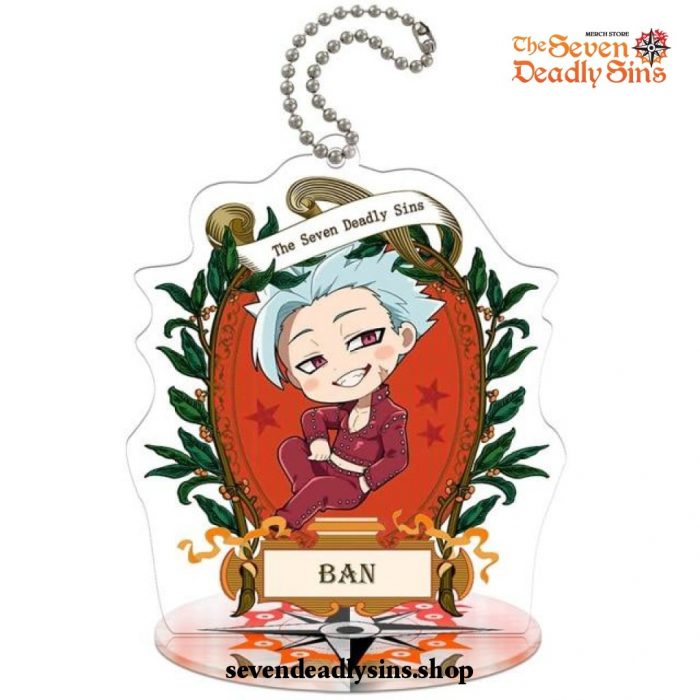 New Arrived Chibi The Seven Deadly Sins Characters Action Figure Keychain Ban 2