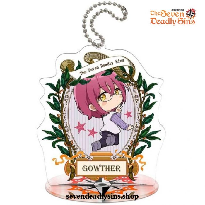New Arrived Chibi The Seven Deadly Sins Characters Action Figure Keychain Cute Gowther