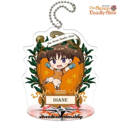 New Arrived Chibi The Seven Deadly Sins Characters Action Figure Keychain Diane