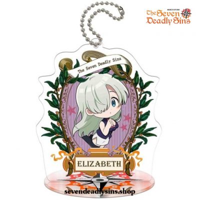 New Arrived Chibi The Seven Deadly Sins Characters Action Figure Keychain Elizabeth Liones