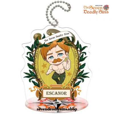 New Arrived Chibi The Seven Deadly Sins Characters Action Figure Keychain Escanor