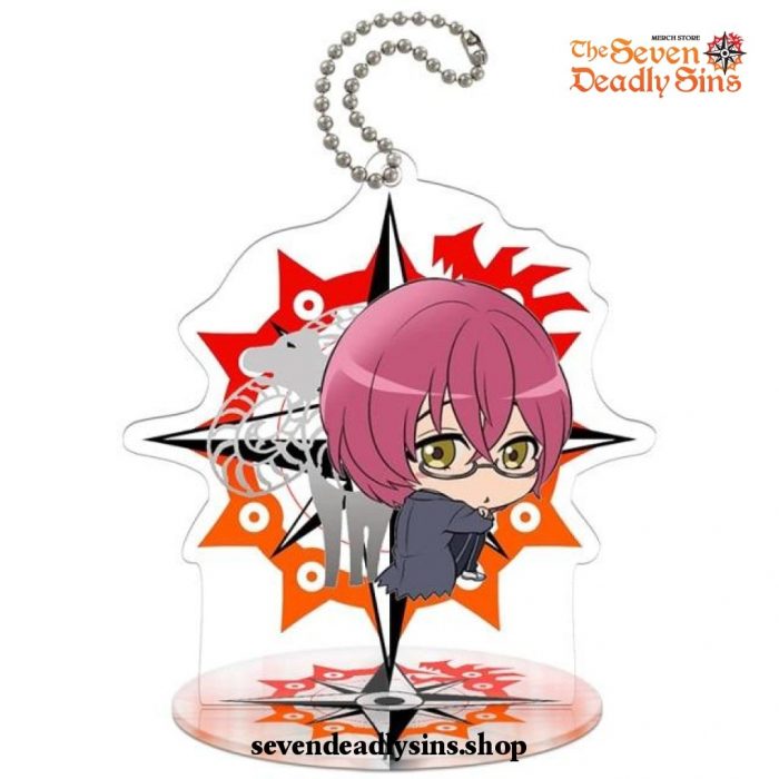 New Arrived Chibi The Seven Deadly Sins Characters Action Figure Keychain Gowther