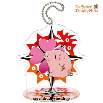 New Arrived Chibi The Seven Deadly Sins Characters Action Figure Keychain Hawk