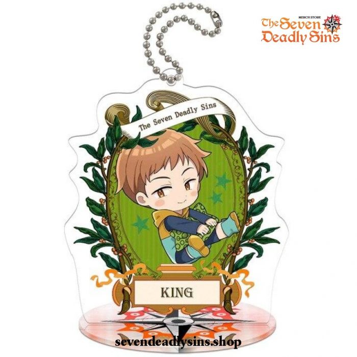 New Arrived Chibi The Seven Deadly Sins Characters Action Figure Keychain King