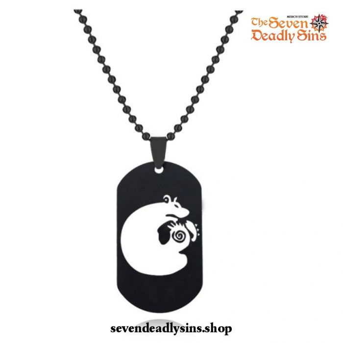 New Black White The Seven Deadly Sins Emblems Pendant Necklace Grizzly