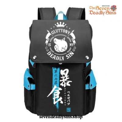 New Seven Deadly Sins Large Capacity School Backpack Type 13