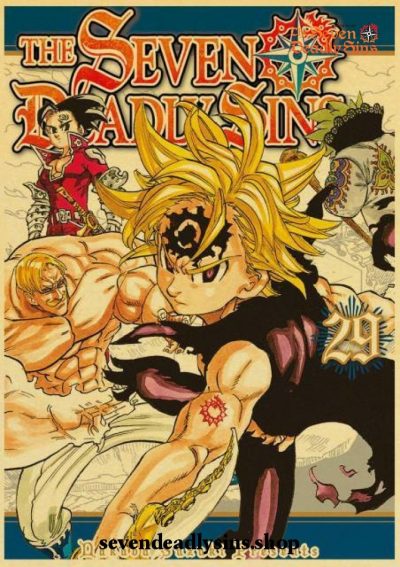 New The Seven Deadly Sins Movie Kraft Paper Poster