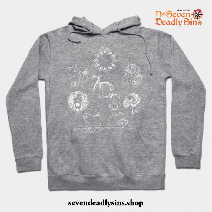 Seven Deadly Sins Hoodie Gray / S