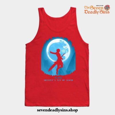 Seven Deadly Sins King Tank Top Red / S