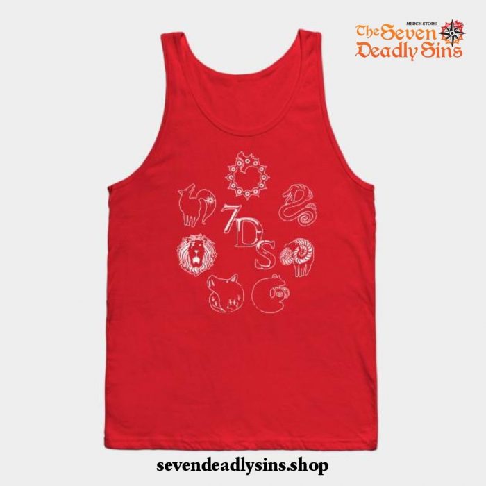 Seven Deadly Sins Tank Top Red / S