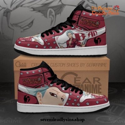Seven Deadly Sins Ban Sneakers Custom Anime Shoes MN10 Men / US6.5 Official Death Note Merch