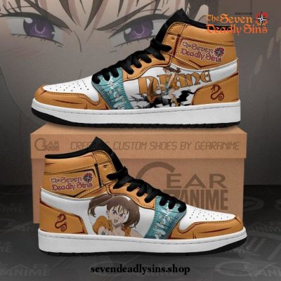 Diane Sneakers Seven Deadly Sins Anime Shoes MN10 Men / US6.5 Official Death Note Merch
