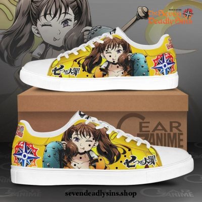 Diane Skate Shoes The Seven Deadly Sins Anime Custom Sneakers PN10 Men / US6 Official Death Note Merch