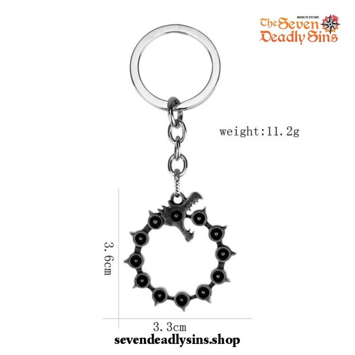 The Seven Deadly Sins Dragon Sin Of Wrath Keychain