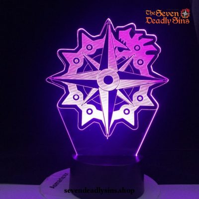 The Seven Deadly Sins Dragons Sin Of Wrath 3D Led Lamp