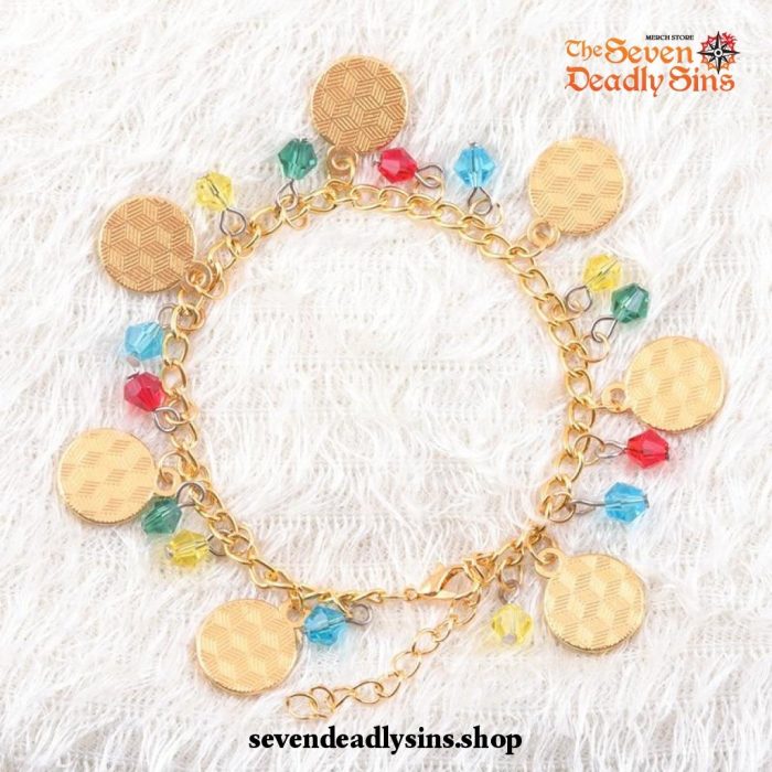 The Seven Deadly Sins Emblems Charm Bracelet