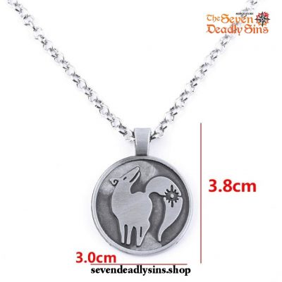 The Seven Deadly Sins Emblems Pendant Necklace