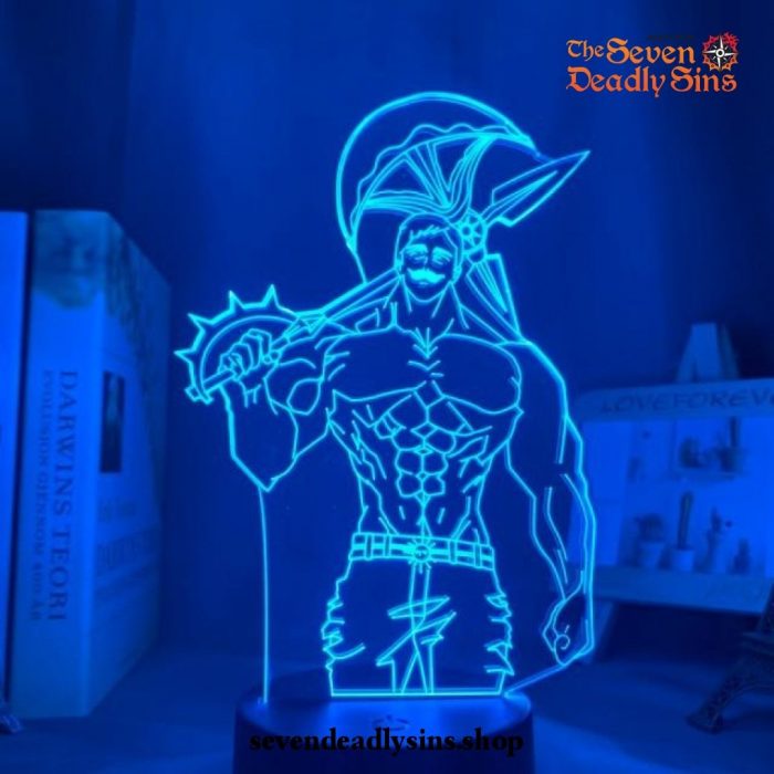 The Seven Deadly Sins Escanor 3D Lamp Nightlight 16 Color With Remote