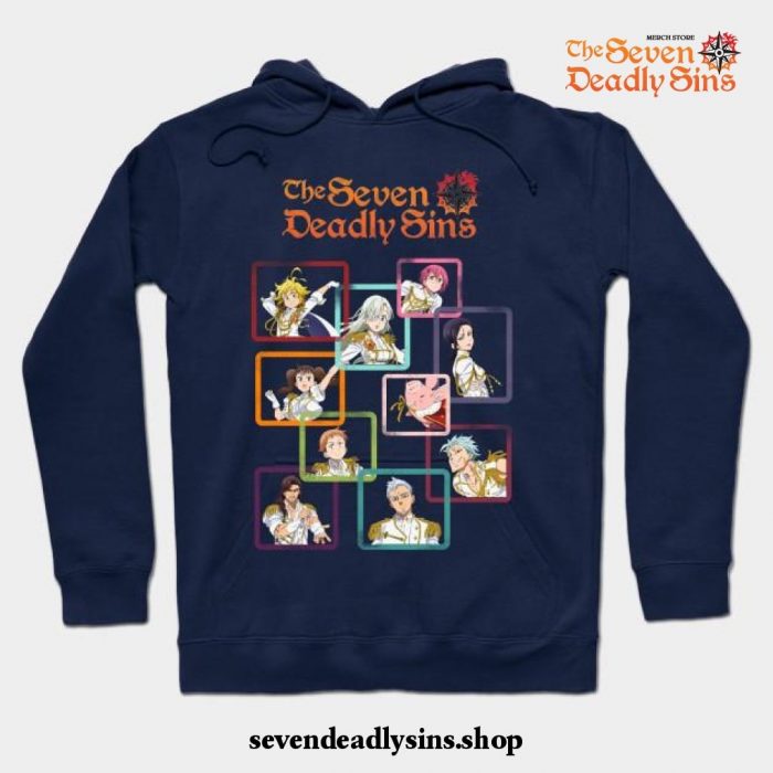 The Seven Deadly Sins Festival Links Hoodie Navy Blue / S