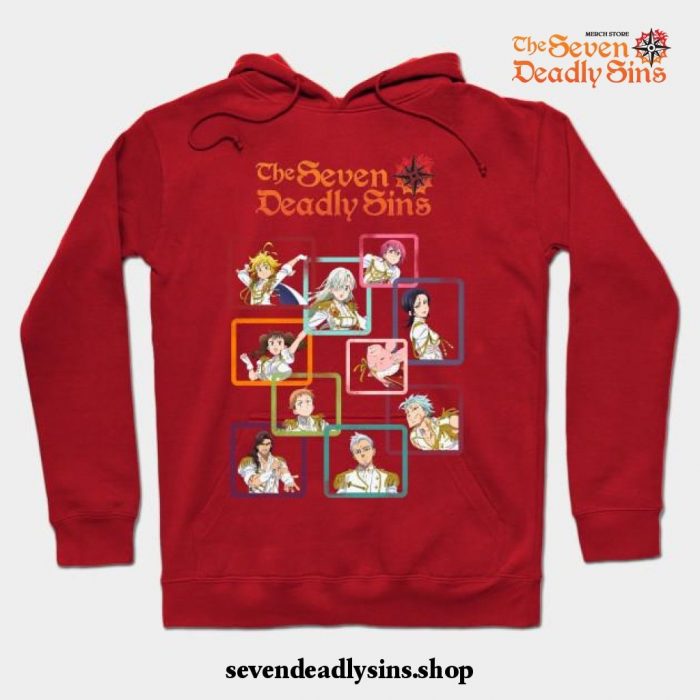 The Seven Deadly Sins Festival Links Hoodie Red / S