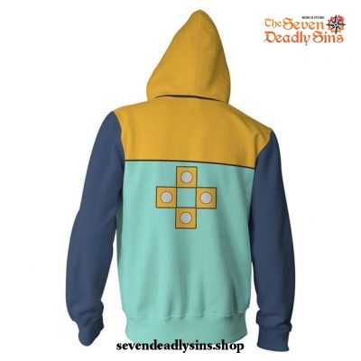 The Seven Deadly Sins Grizzlys Sin Of Sloth Harlequin King Zipper Hoodie