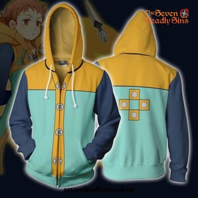 The Seven Deadly Sins Grizzlys Sin Of Sloth Harlequin King Zipper Hoodie