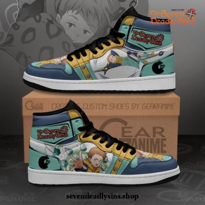 Seven Deadly Sins King Sneakers Anime Custom Shoes MN10 Men / US6.5 Official Death Note Merch