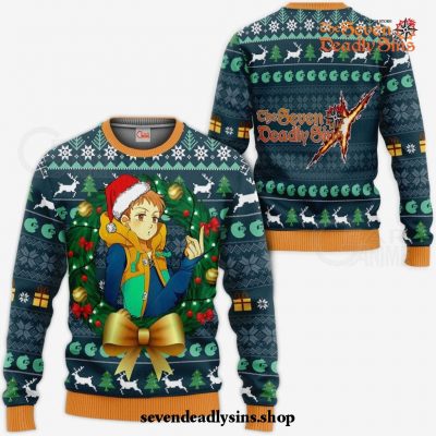 Fairy King Ugly Christmas Sweater Seven Deadly Sins Xmas Gift VA11 Sweater / S Official Death Note Merch